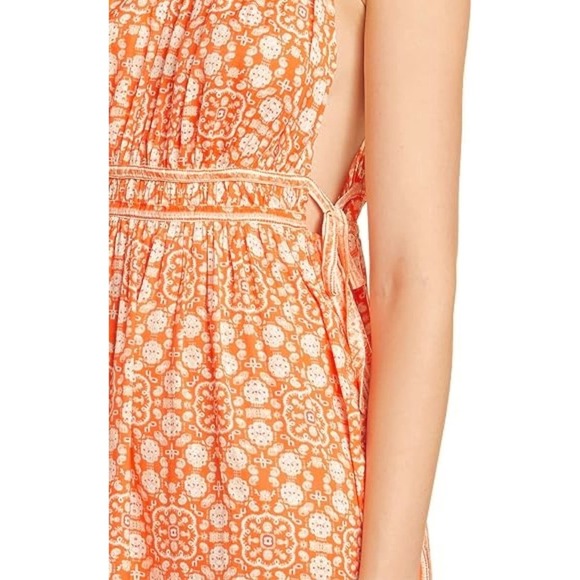 Free People Mid Summers Day Dress in Cayenne Combo - Picture 3 of 12